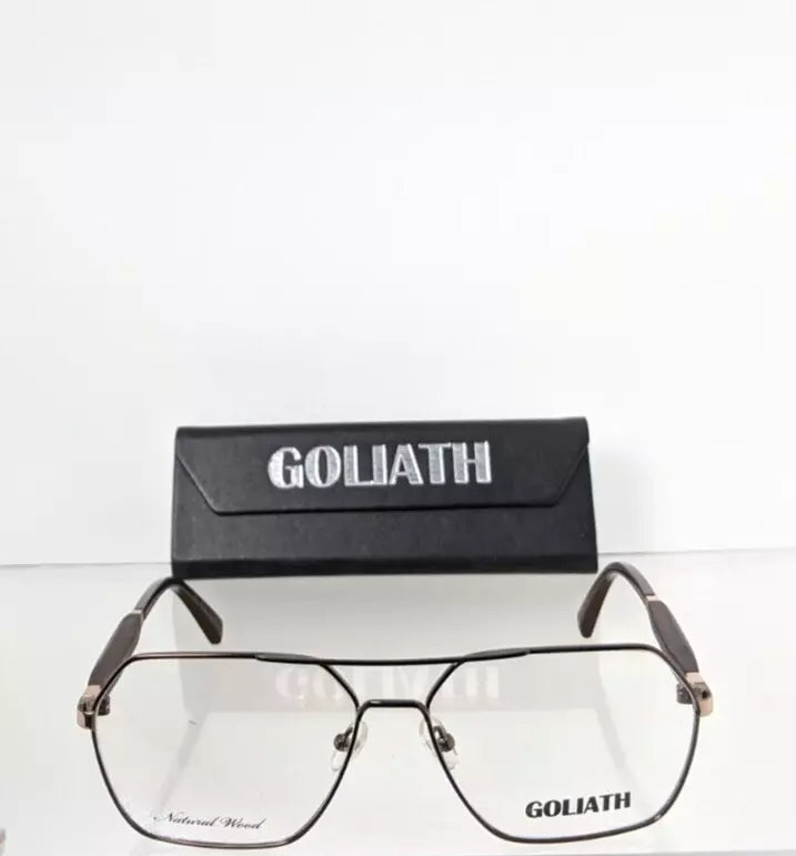 Brand New Authentic GOLIATH Eyeglasses XVII Brown 60mm Frame