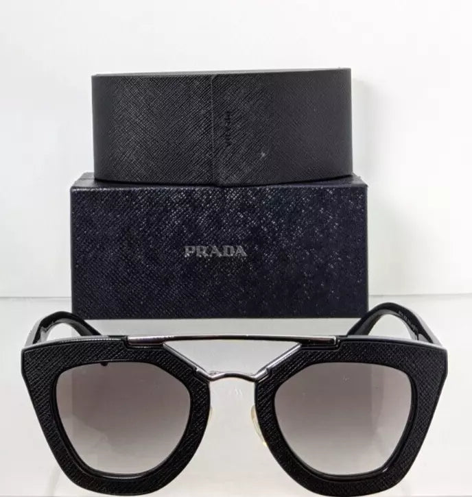 Brand New Authentic Prada Sunglasses SPR 14S Sunglasses 1AB - 0A7 Black Frame