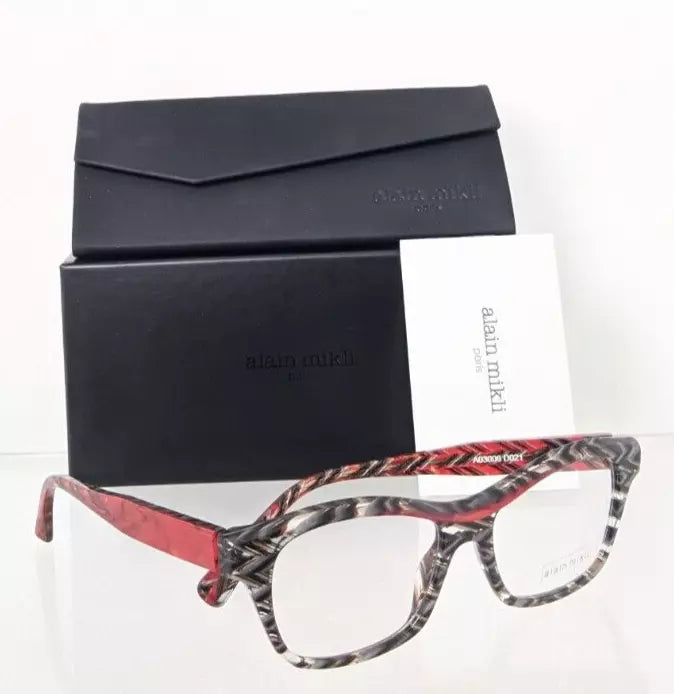 New Authentic Alain Mikli A0 3006 D021 Eyeglasses AL 3006 Red Frame