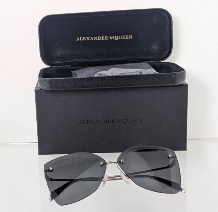 Brand New Authentic Alexander McQueen Sunglasses AM 0119 001 64mm Frame