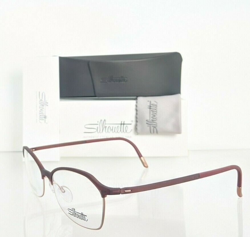 Brand New Authentic Silhouette Eyeglasses SPX 1582 75 6120 Titanium Frame 51mm