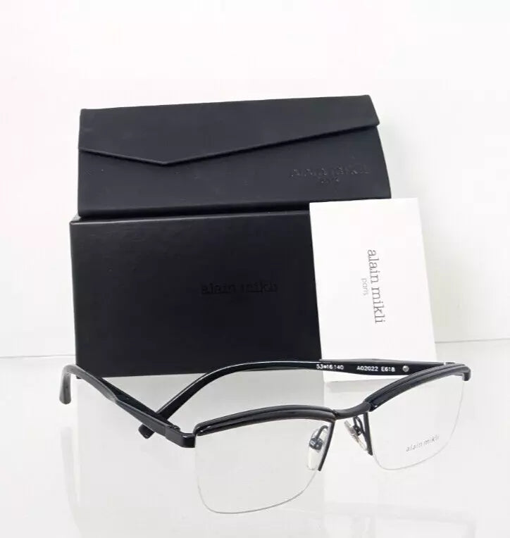 New Authentic Alain Mikli 2022 Eyeglasses A0 2022 E618 53mm Black