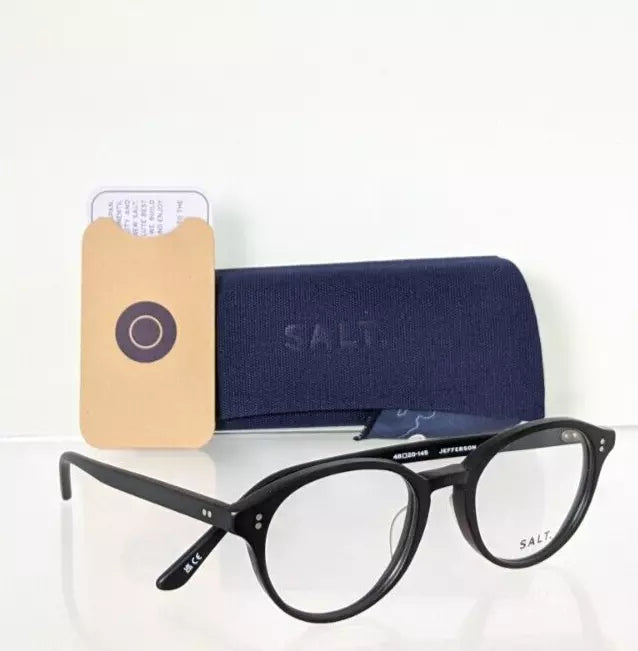 New Authentic SALT Eyeglasses JEFFERSON MBK 48mm Frame