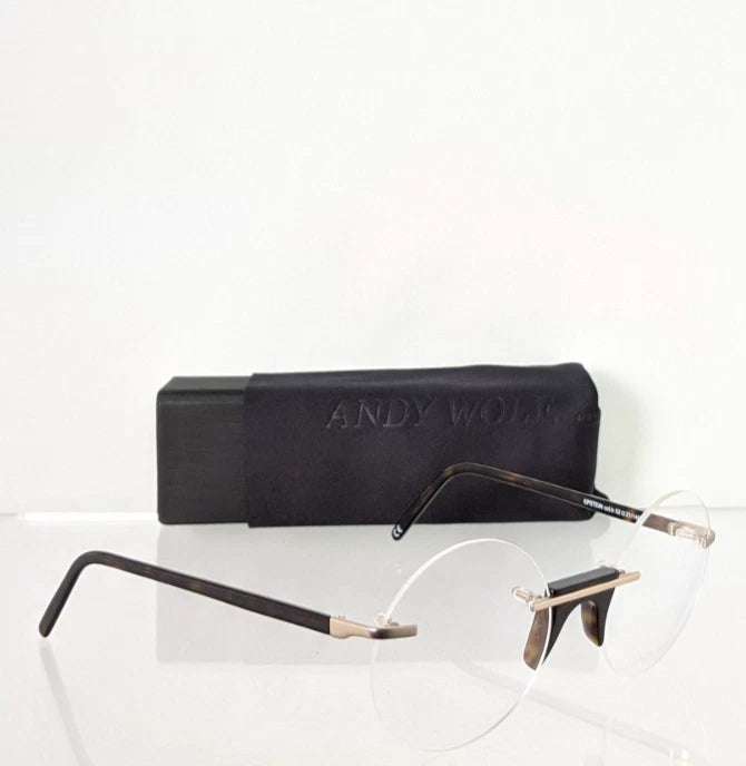 New Authentic Andy Wolf Eyeglasses EPSTEIN Col. b Hand Made Austria 52mm Frame