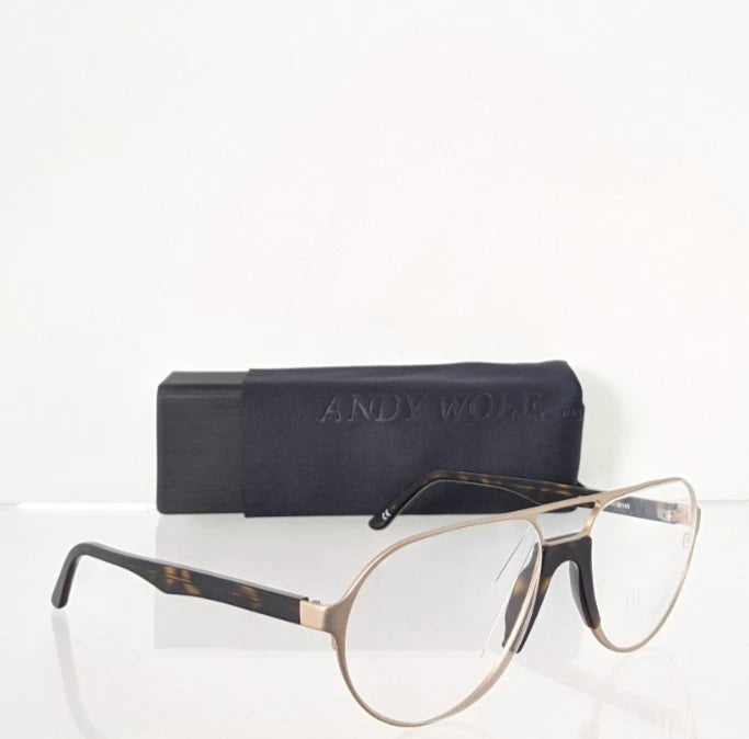 New Authentic Andy Wolf Eyeglasses Adams Col. b Hand Made Austria 59mm Frame