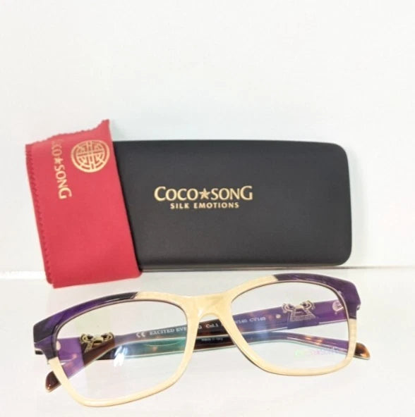 New Authentic COCO SONG Eyeglasses Excited Evening Col. 1 55mm CV149