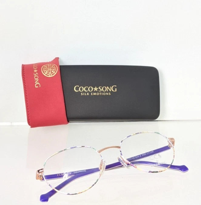 New Authentic CCS by COCO SONG Eyeglasses CCS 144 Col. 2 52mm