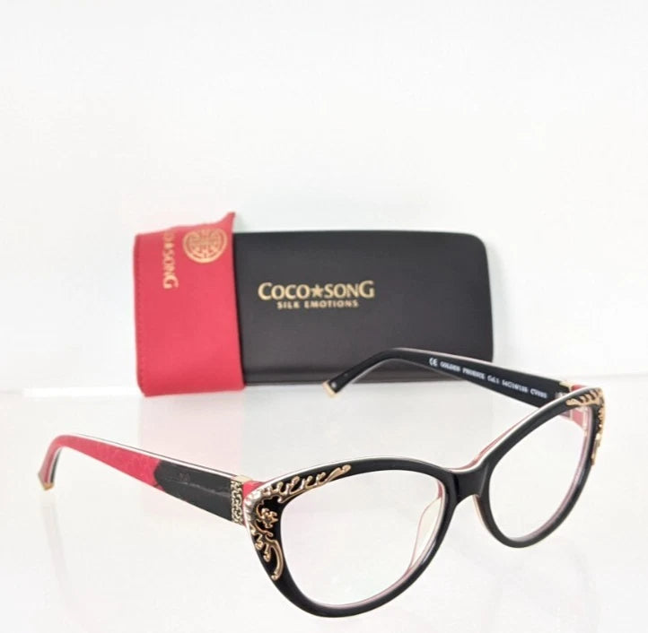 New Authentic COCO SONG Eyeglasses Golden Phoenix Col. 1 54mm CV093