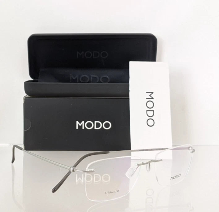 Brand New Authentic MODO Eyeglasses 4602 Silver 54mm Frame