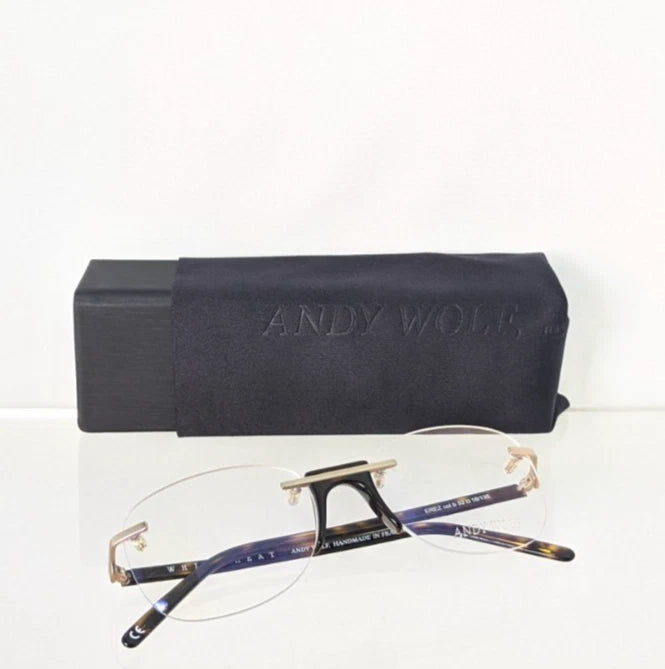 New Authentic Andy Wolf Eyeglasses EREZ Col. b Hand Made Austria 52mm Frame