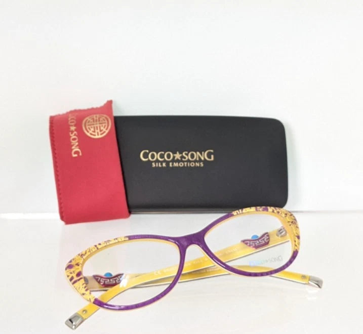 New Authentic COCO SONG Eyeglasses Heart Stone Col. 4 52mm CV111