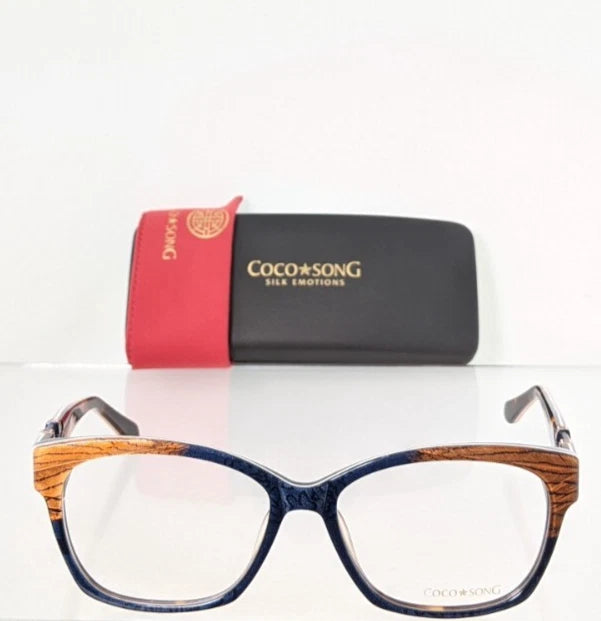 New Authentic COCO SONG Eyeglasses Crystal Trouble Col. 3 55mm CV163