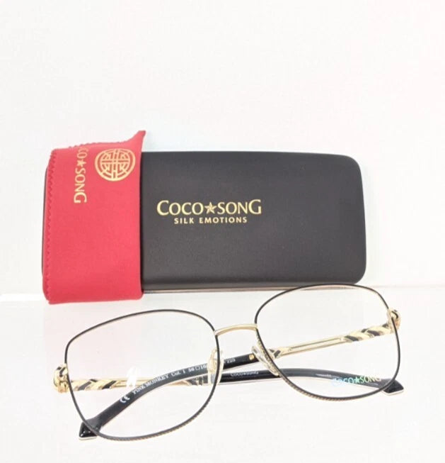 New Authentic COCO SONG Eyeglasses Pink Monkey Col. 1 56mm CV225