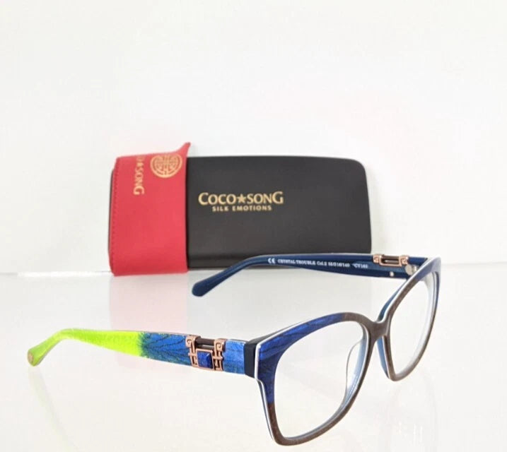 New Authentic COCO SONG Eyeglasses Crystal Trouble Col. 2 55mm CV163