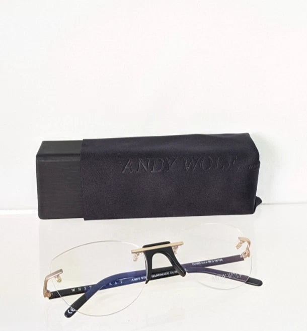 New Authentic Andy Wolf Eyeglasses DAVIS Col. a Hand Made Austria 56mm Frame