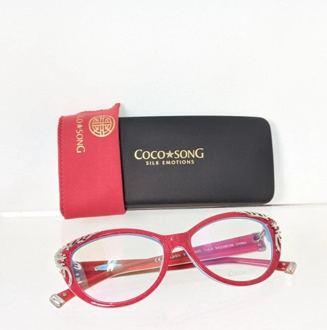 New Authentic COCO SONG Eyeglasses Golden Phoenix Col. 2 54mm CV093