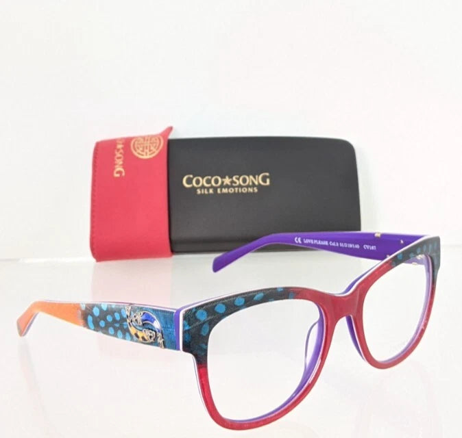 New Authentic COCO SONG Eyeglasses Love Please Col. 3 51mm CV167