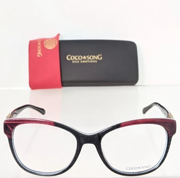 New Authentic COCO SONG Eyeglasses Just Illusion Col. 1 53mm CV166