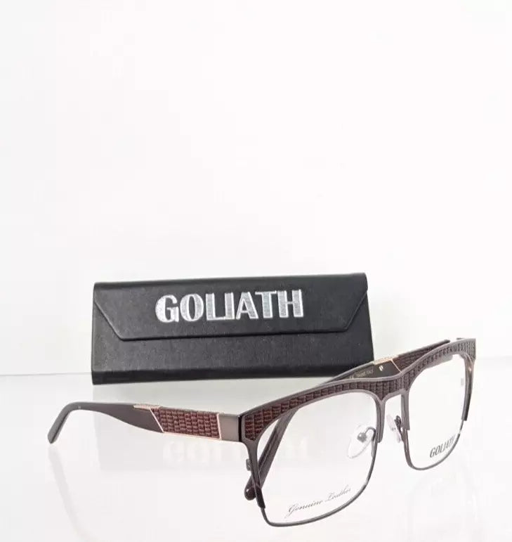 Brand New Authentic GOLIATH Eyeglasses XIX Brown 59mm Frame