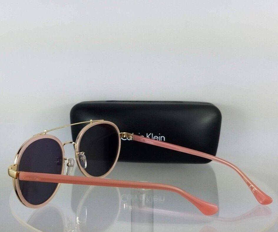 Brand New Authentic Calvin Klein Sunglasses CK 1225S 601 Pink Gold Frame