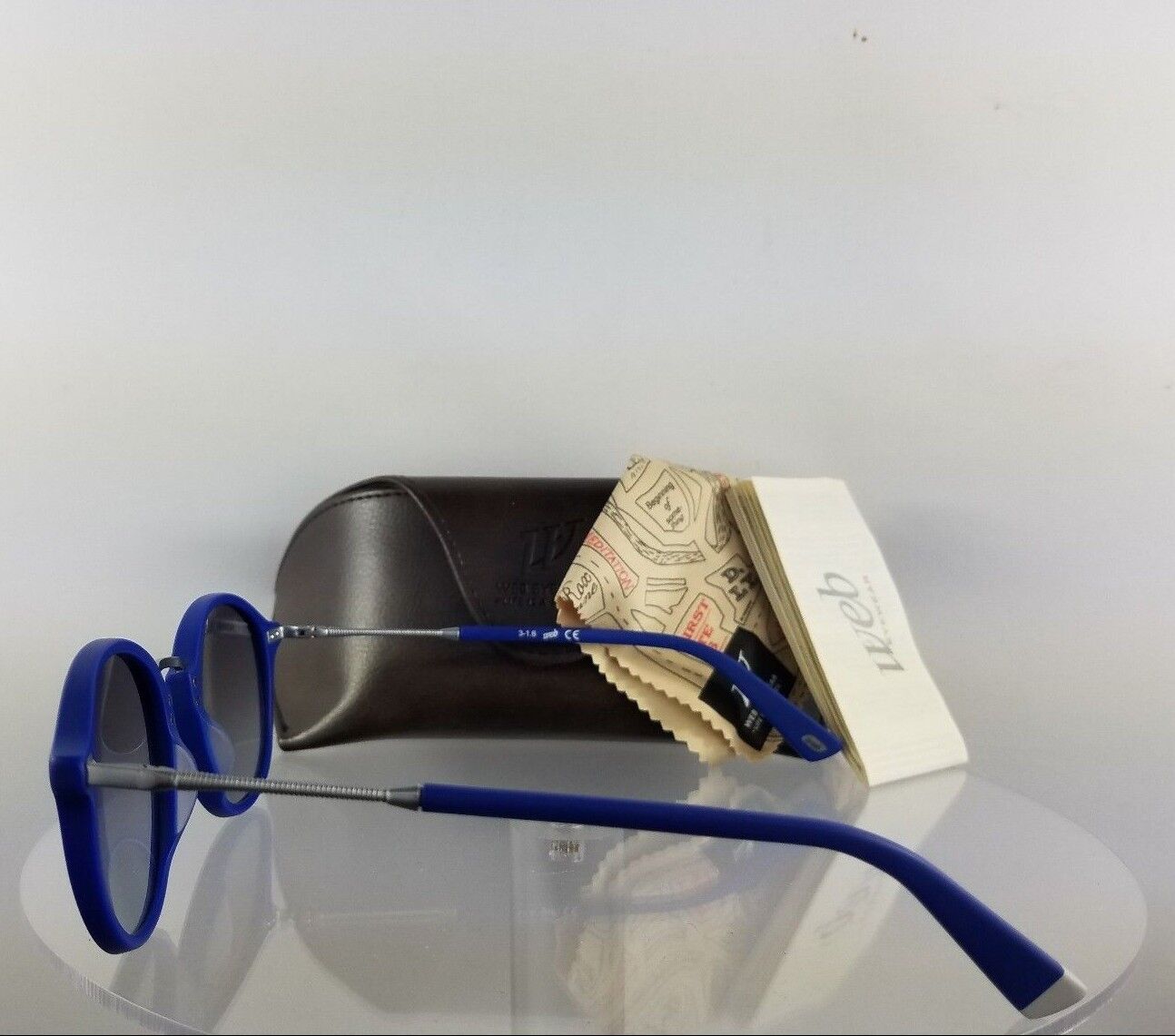 Brand New Authentic Web Sunglasses WE 0178 Col. 85X Matte Blue 49mm 0178 Frame