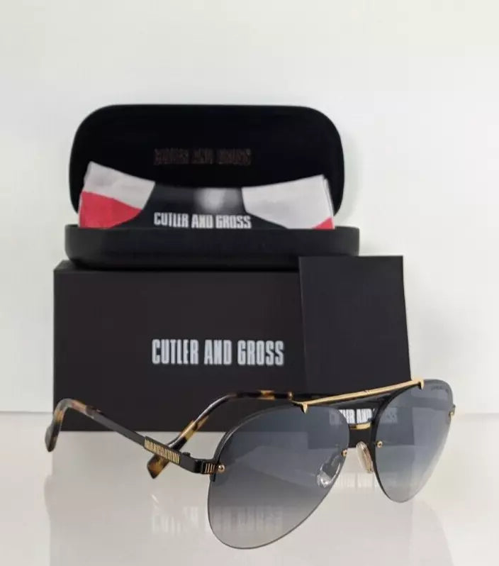 Brand New Authentic CUTLER AND GROSS Sunglasses M : 1372 C : 01 60mm 1372