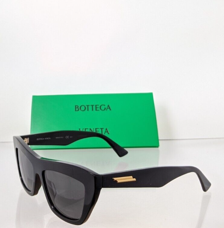 Brand New Authentic Bottega Veneta Sunglasses BV 1121 001 55mm Frame