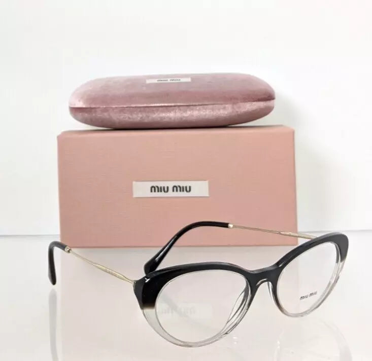 Brand New Authentic Miu Miu Eyeglasses VMU 05R 114 - 1O1 Black Clear 05R Frame