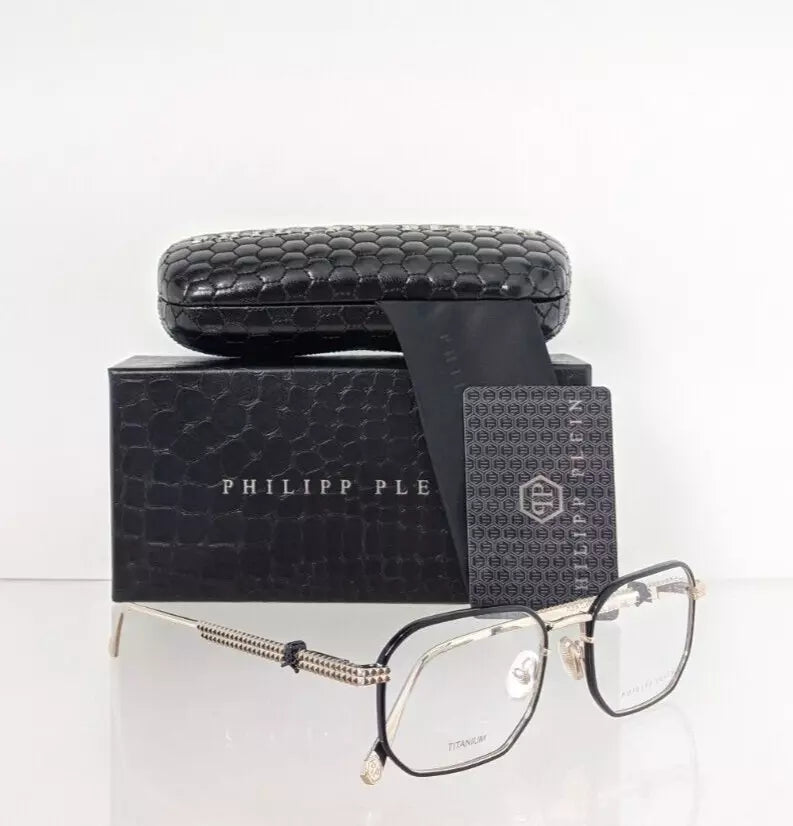 New Authentic Philipp Plein Eyeglasses VPP 062 Col 300Y VP062 Classical Waves