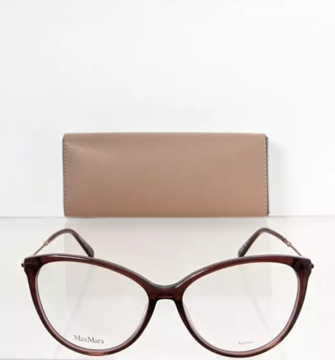 Brand New Authentic Max Mara Eyeglasses MM 1419 09Q Brown & Gold 1419 Frame