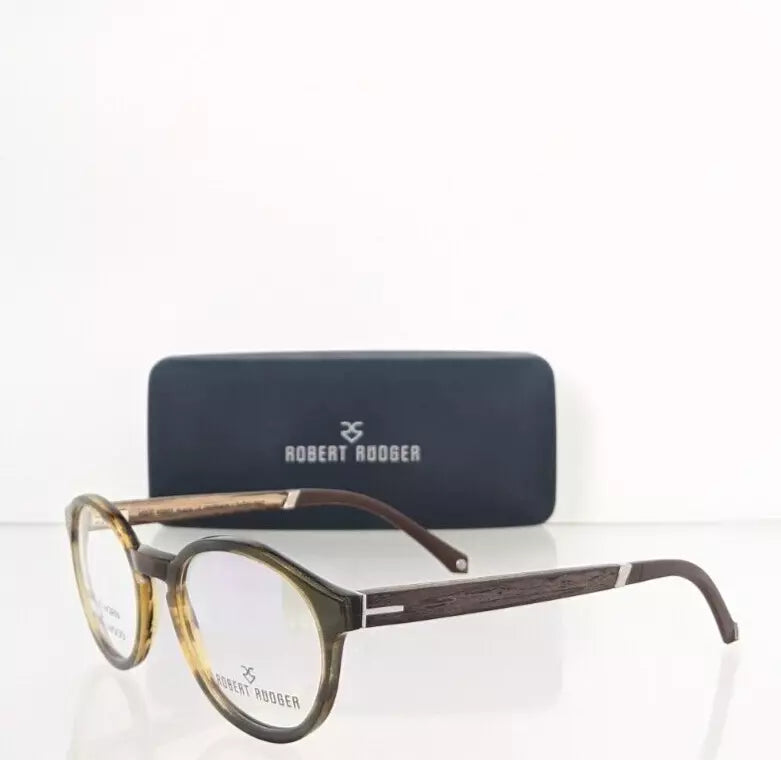 Brand New Authentic Robert Rudger Eyeglasses RR023 Col 2 47mm 023