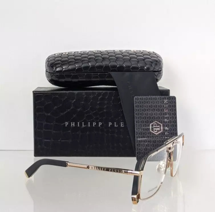 New Authentic Philipp Plein Eyeglasses VPP 085 Col 0302 VPP085 Pure Frame