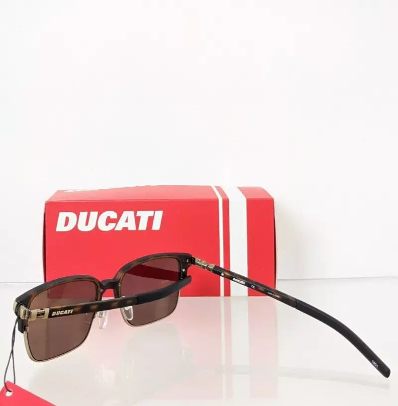 Brand New Authentic DUCATI Sunglasses DA 5004 400 56mm Brown Frame