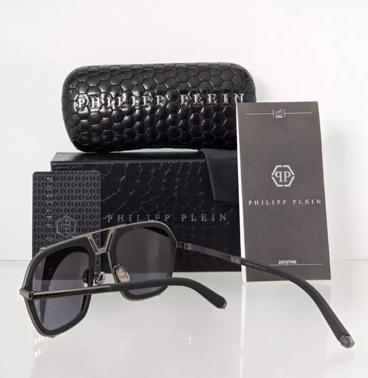 New Authentic Philipp Plein Sunglasses SPP 010 Col 0584 Signature SPP010 Frame