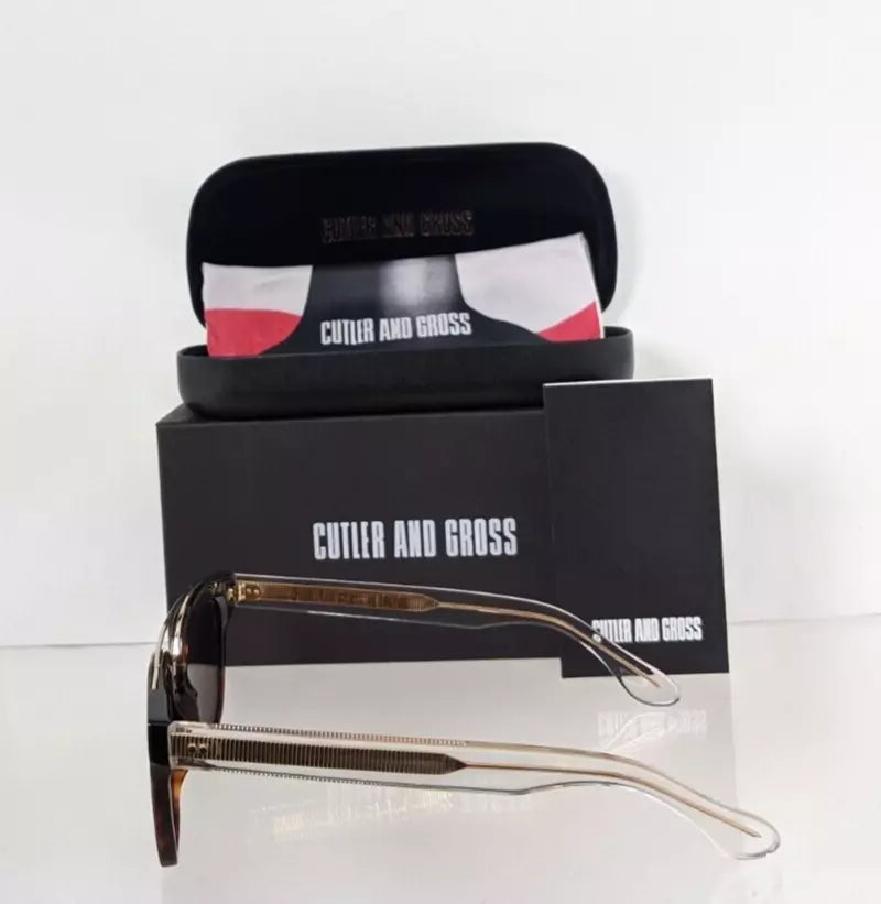 Brand New Authentic CUTLER AND GROSS Sunglasses M : 1297 C : 02 48mm Frame