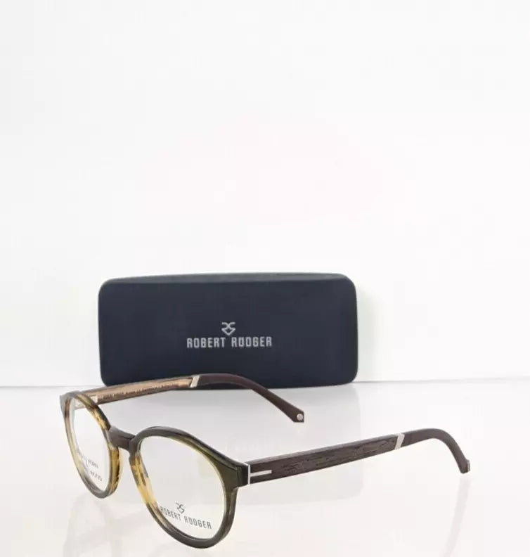 Brand New Authentic Robert Rudger Eyeglasses RR023 Col 2 47mm 023