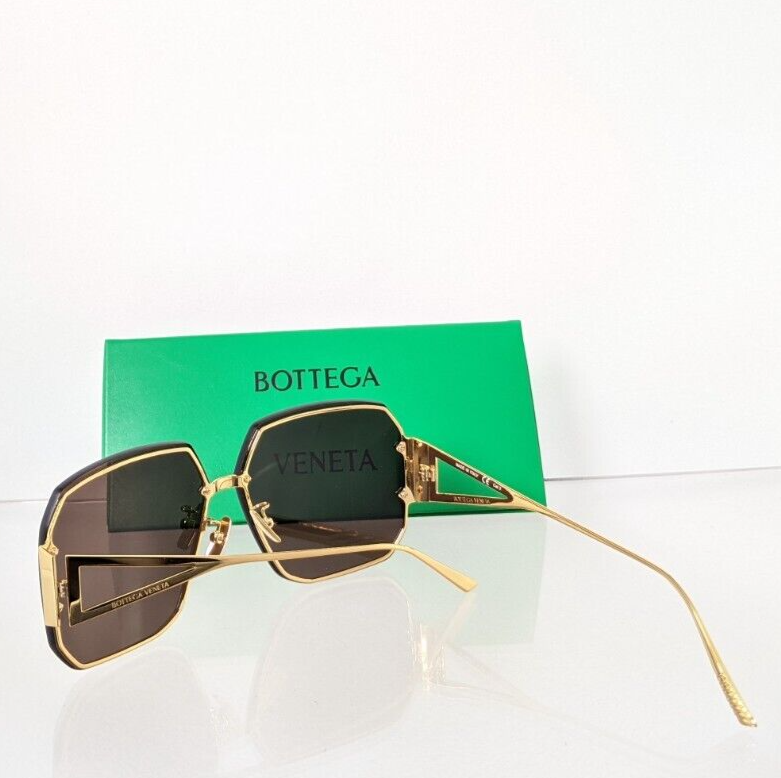 Brand New Authentic Bottega Veneta Sunglasses BV 1085 002 65mm Frame