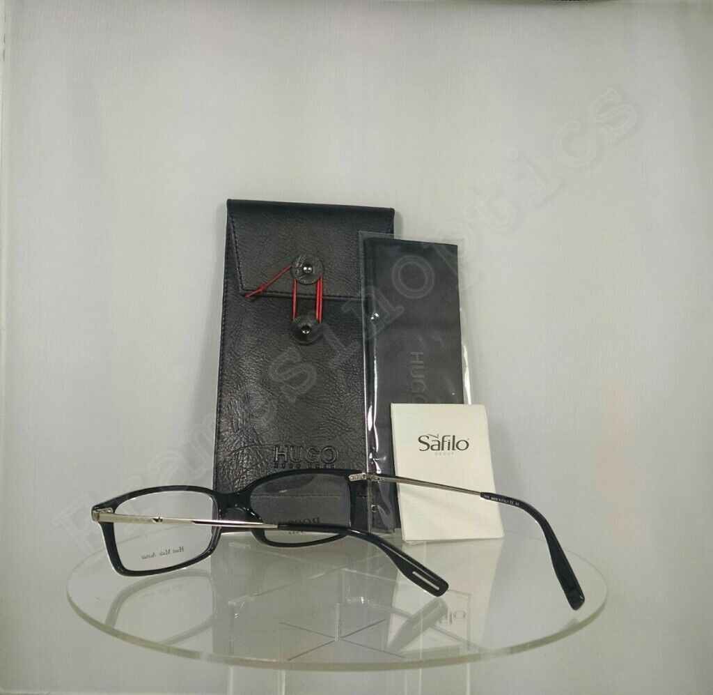 Brand New Authentic Hugo Boss 0549 Eyeglasses CSA Black Frame BO0549