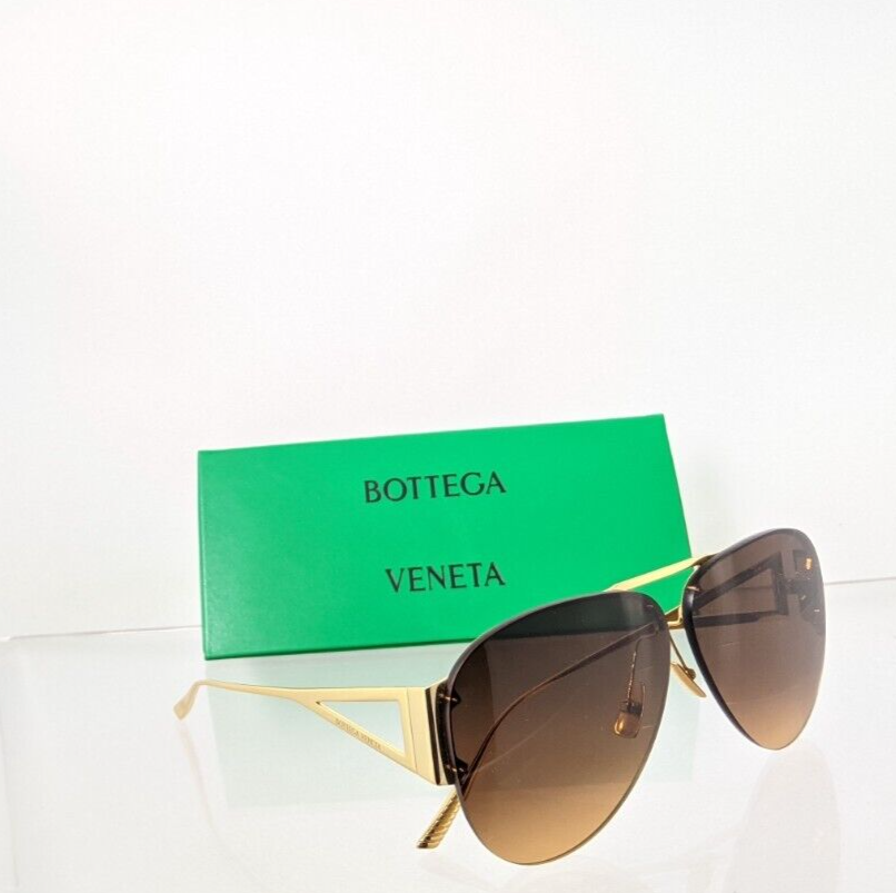 Brand New Authentic Bottega Veneta Sunglasses BV 1066 002 65mm Frame