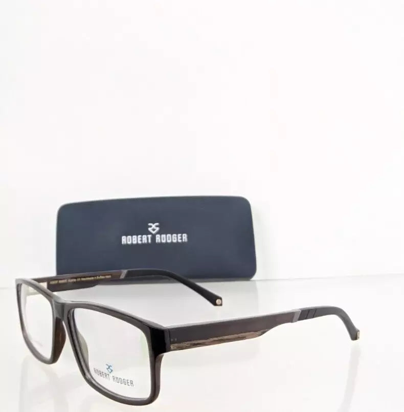 Brand New Authentic Robert Rudger Eyeglasses RR016 Col 2 56mm 016 Natural Wood