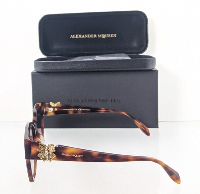 Brand New Authentic Alexander McQueen Sunglasses AM 0370 002 56mm Frame