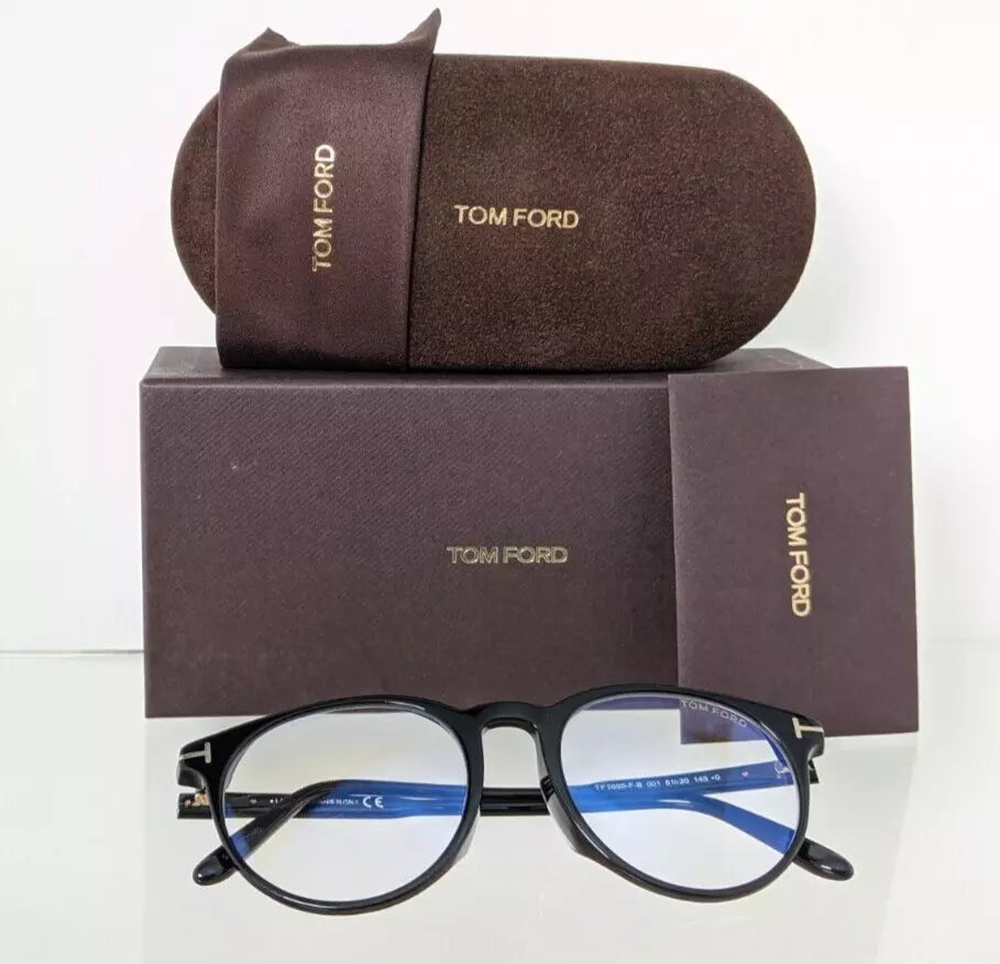 New Authentic Tom Ford TF 5695 Eyeglasses 001 Frame FT 5695-F-B 51mm Frame