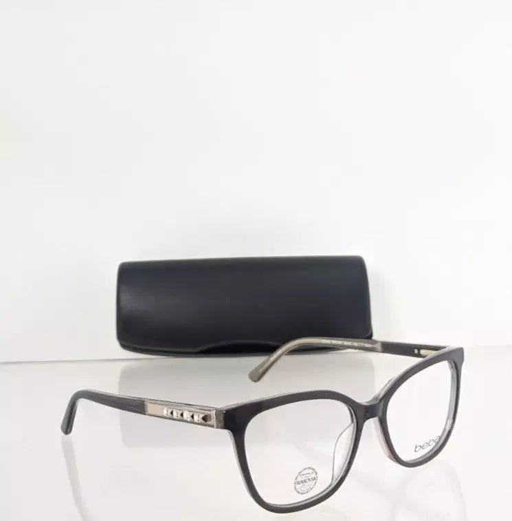 New Authentic BEBE Eyeglasses BB 5169 001 JET 52mm Frame