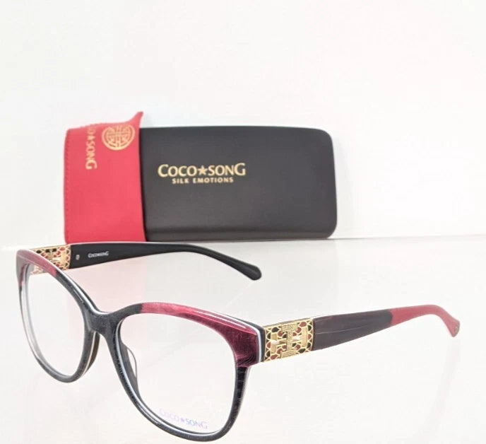 New Authentic COCO SONG Eyeglasses Just Illusion Col. 1 53mm CV166