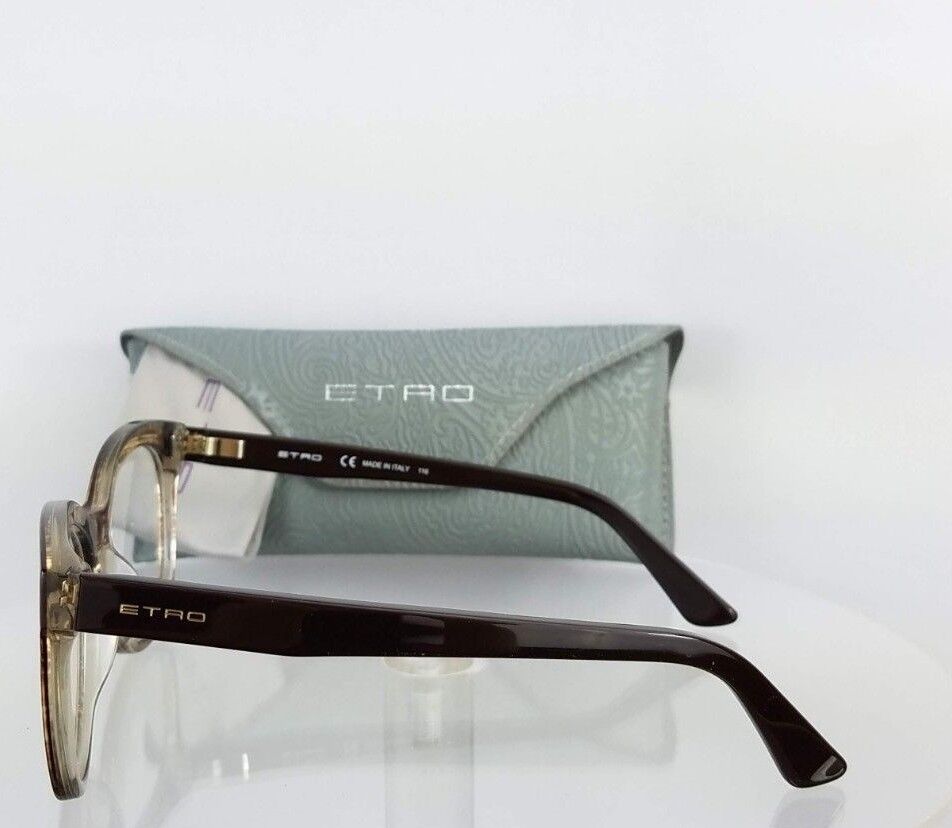 Brand New Authentic ETRO Eyeglasses ET2605 211 Brown Frame 52mm