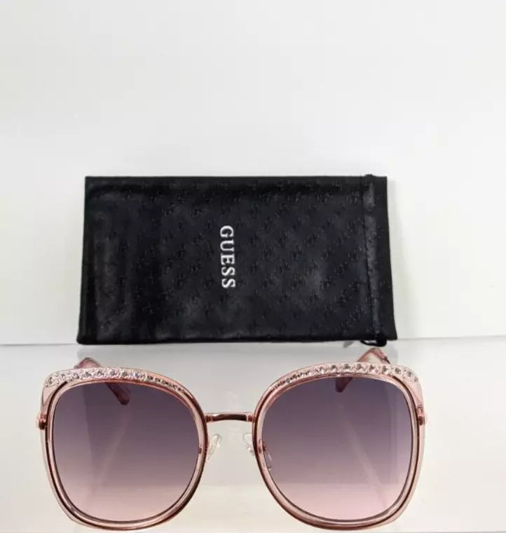 Brand New Authentic Guess Factory Sunglasses GF 0381 72T Pink Gold Frame GF0381