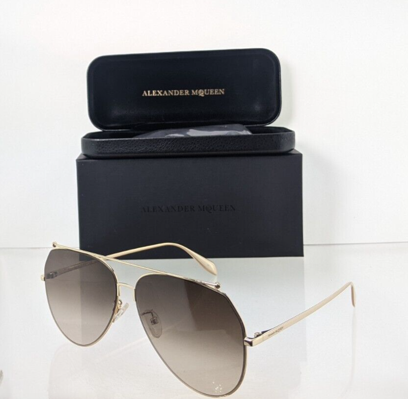 Brand New Authentic Alexander McQueen Sunglasses AM 0316 002 61mm Frame