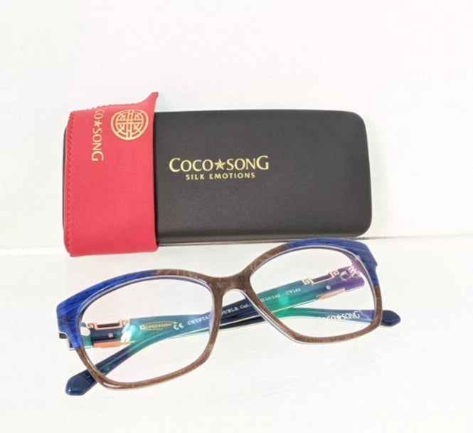 New Authentic COCO SONG Eyeglasses Crystal Trouble Col. 2 55mm CV163