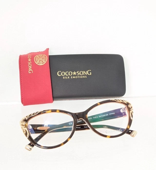 New Authentic COCO SONG Eyeglasses Golden Phoenix Col. 4 54mm CV093