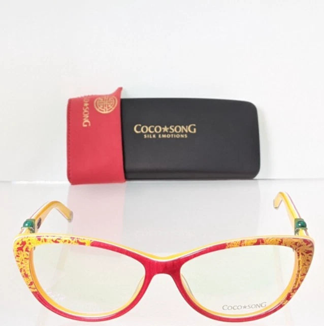 New Authentic COCO SONG Eyeglasses Heart Stone Col. 2 54mm CV111